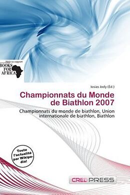 Couverture cartonnée Championnats du Monde de Biathlon 2007 de 