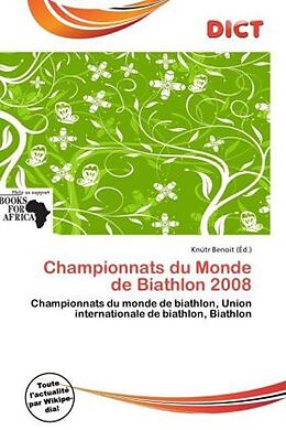 Couverture cartonnée Championnats du Monde de Biathlon 2008 de 