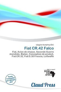 Couverture cartonnée Fiat CR.42 Falco de 