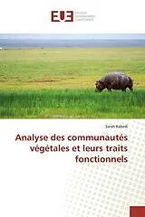 Kartonierter Einband (Kt) Analyse des communautés végétales et leurs traits fonctionnels von Sarah Kabedi