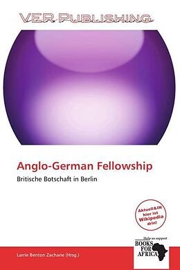 Kartonierter Einband Anglo-German Fellowship von 
