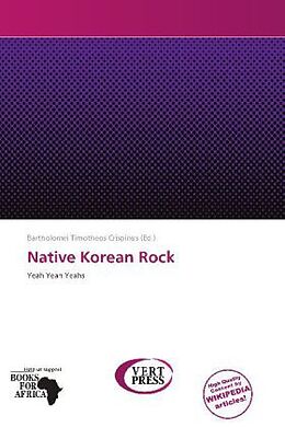 Couverture cartonnée Native Korean Rock de 