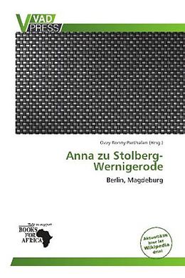 Kartonierter Einband Anna Zu Stolberg-Wernigerode von 