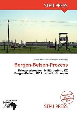 Kartonierter Einband Bergen-Belsen-Prozess von 