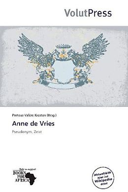 Kartonierter Einband Anne de Vries von 