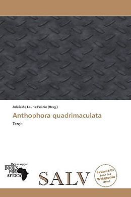 Kartonierter Einband Anthophora Quadrimaculata von 