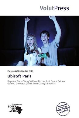 Couverture cartonnée Ubisoft Paris de 