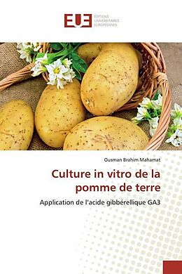 Couverture cartonnée Culture in vitro de la pomme de terre de Ousman Brahim Mahamat