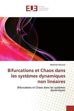 Couverture cartonnée Bifurcations et Chaos dans les systèmes dynamiques non linéaires de Abdellah Menasri