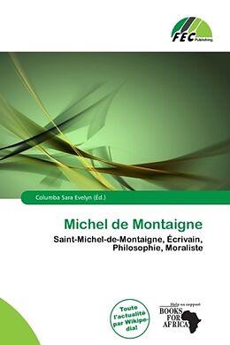 Couverture cartonnée Michel de Montaigne de 