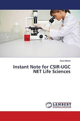 Kartonierter Einband Instant Note for CSIR-UGC NET Life Sciences von Kavit Mehta