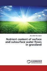 Kartonierter Einband Nutrient content of surface and subsurface water flows in grassland von Abdulfatah Aboufayed