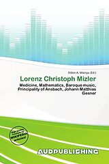 Couverture cartonnée Lorenz Christoph Mizler de 