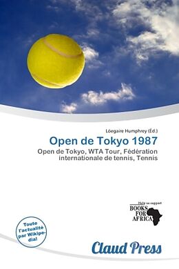 Couverture cartonnée Open de Tokyo 1987 de 