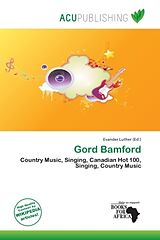 Couverture cartonnée Gord Bamford de 