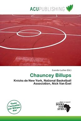 Couverture cartonnée Chauncey Billups de 