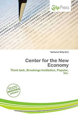Kartonierter Einband Center for the New Economy von 