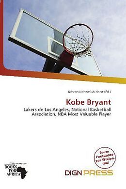 Couverture cartonnée Kobe Bryant de 