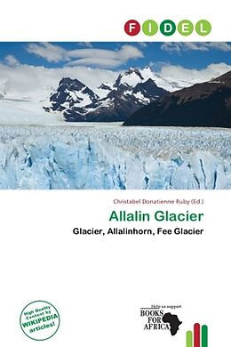 Couverture cartonnée Allalin Glacier de 