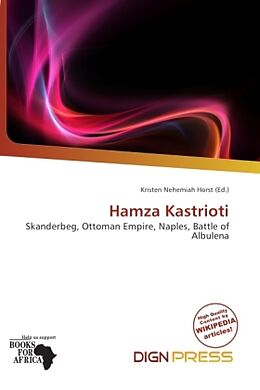 Couverture cartonnée Hamza Kastrioti de 