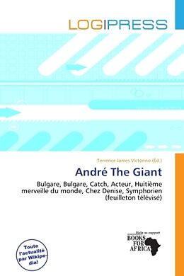 Couverture cartonnée André The Giant de 