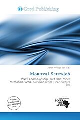 Couverture cartonnée Montreal Screwjob de 