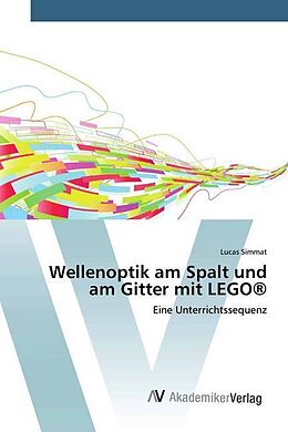 Kartonierter Einband Wellenoptik am Spalt und am Gitter mit LEGO® von Lucas Simmat