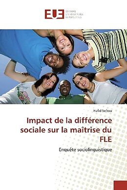 Couverture cartonnée Impact de la différence sociale sur la maîtrise du FLE de Hafid Sefrou