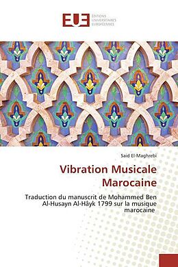 Couverture cartonnée Vibration Musicale Marocaine de Said El-MAGHREBI