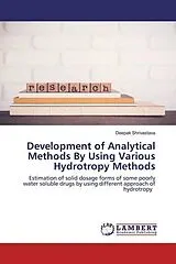 Kartonierter Einband Development of Analytical Methods By Using Various Hydrotropy Methods von Deepak Shrivastava