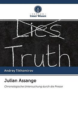 Kartonierter Einband Julian Assange von Andrey Tikhomirov