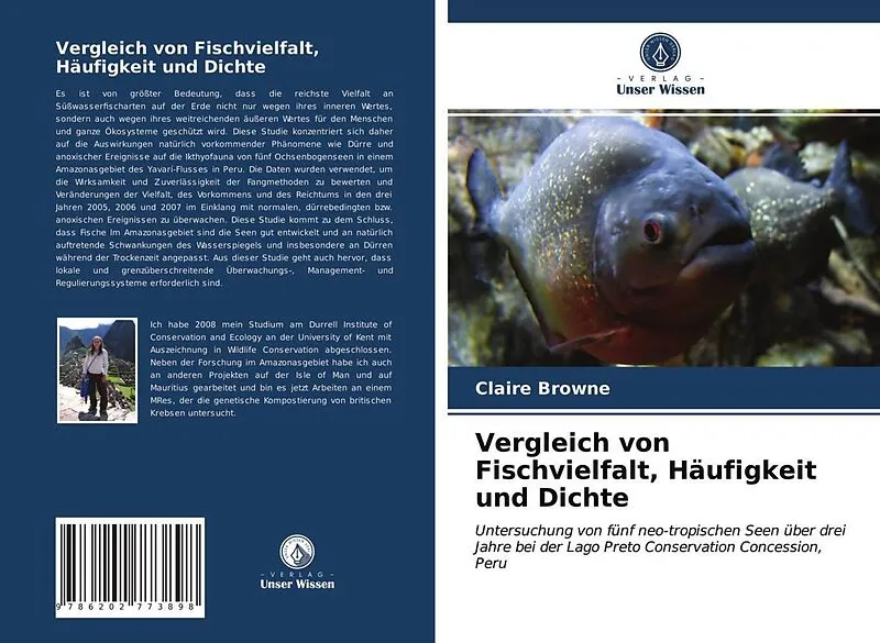 Vergleich von Fischvielfalt, Häufigkeit und Dichte