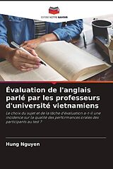 Couverture cartonnée Évaluation de l'anglais parlé par les professeurs d'université vietnamiens de Hung Nguyen