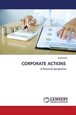 Couverture cartonnée CORPORATE ACTIONS de Suresha B