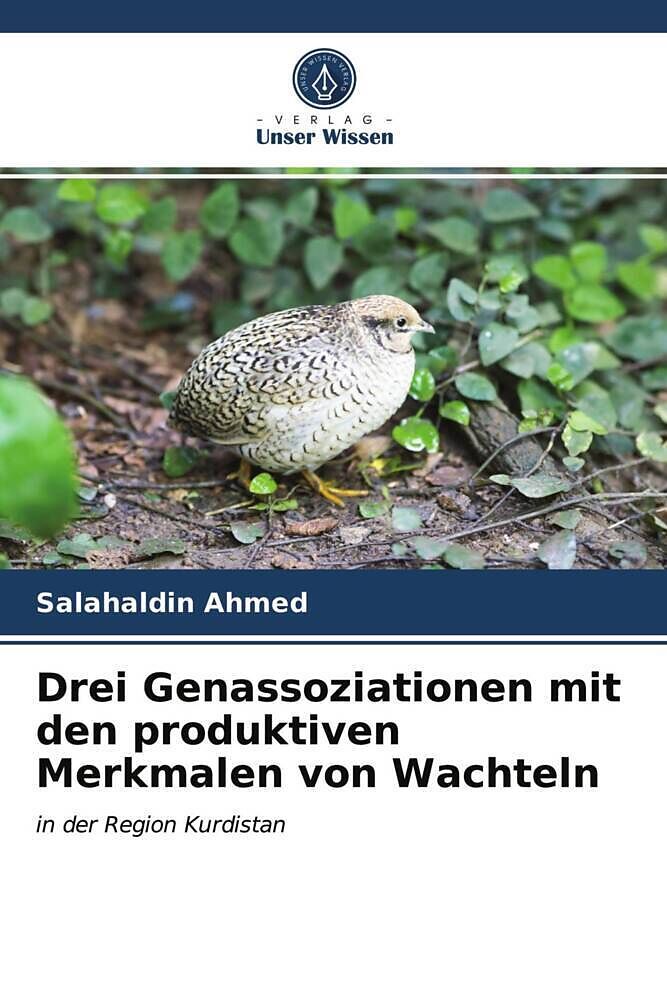 Drei Genassoziationen mit den produktiven Merkmalen von Wachteln