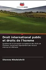 Kartonierter Einband (Kt) Droit international public et droits de l'homme von Shorena Nikoleishvili
