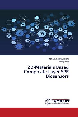 Kartonierter Einband 2D-Materials Based Composite Layer SPR Biosensors von Md. Sherajul Islam, Biswajit Dey