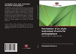 Couverture cartonnée Formation d'un style individuel d'activité pédagogique de Anastasia Tareeva