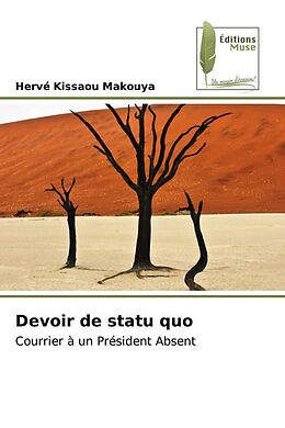 Couverture cartonnée Devoir de statu quo de Hervé Kissaou Makouya