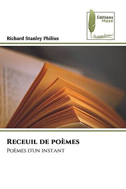 Couverture cartonnée Receuil de poèmes de Richard Stanley Philius