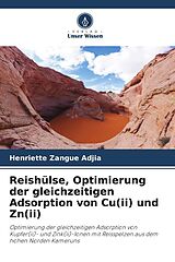 Kartonierter Einband Reishülse, Optimierung der gleichzeitigen Adsorption von Cu(ii) und Zn(ii) von Henriette Zangue Adjia