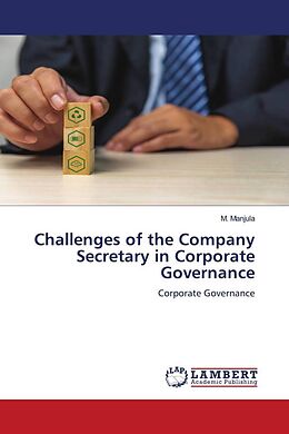 Couverture cartonnée Challenges of the Company Secretary in Corporate Governance de M. Manjula