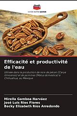 Couverture cartonnée Efficacité et productivité de l'eau de Mirella Gamboa Narváez, José Luis Ríos Flores, Becky Elizabeth Ríos Arredondo