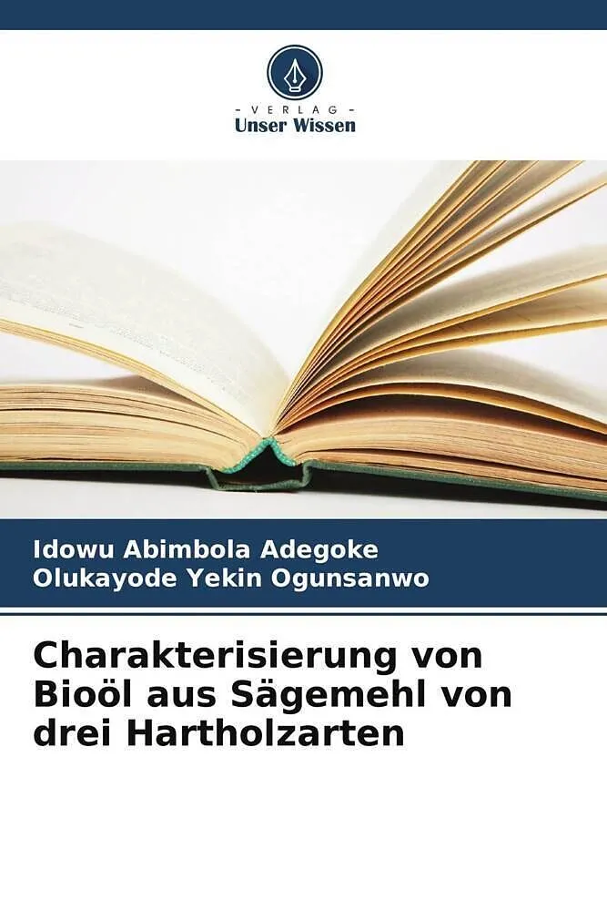 Charakterisierung von Bioöl aus Sägemehl von drei Hartholzarten