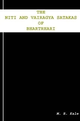 E-Book (pdf) Niti and Vairagya Satakas of Bhartrhari von M. R Kale