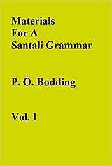 eBook (epub) Materials For A Santali Grammar de P. O. Bodding