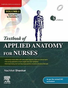 E-Book (epub) Textbook of Applied Anatomy for Nurses E-Book von Mario Vaz MD, M. S. (Anatomy) Shankar M. B. B. S.