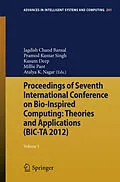 E-Book (pdf) Proceedings of Seventh International Conference on Bio-Inspired Computing: Theories and Applications (BIC-TA 2012) von Jagdish C. Bansal, Pramod Singh, Kusum Deep