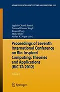 E-Book (pdf) Proceedings of Seventh International Conference on Bio-Inspired Computing: Theories and Applications (BIC-TA 2012) von Jagdish Chand Bansal, Pramod Kumar Singh, Kusum Deep