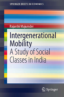 Couverture cartonnée Intergenerational Mobility de Rajarshi Majumder